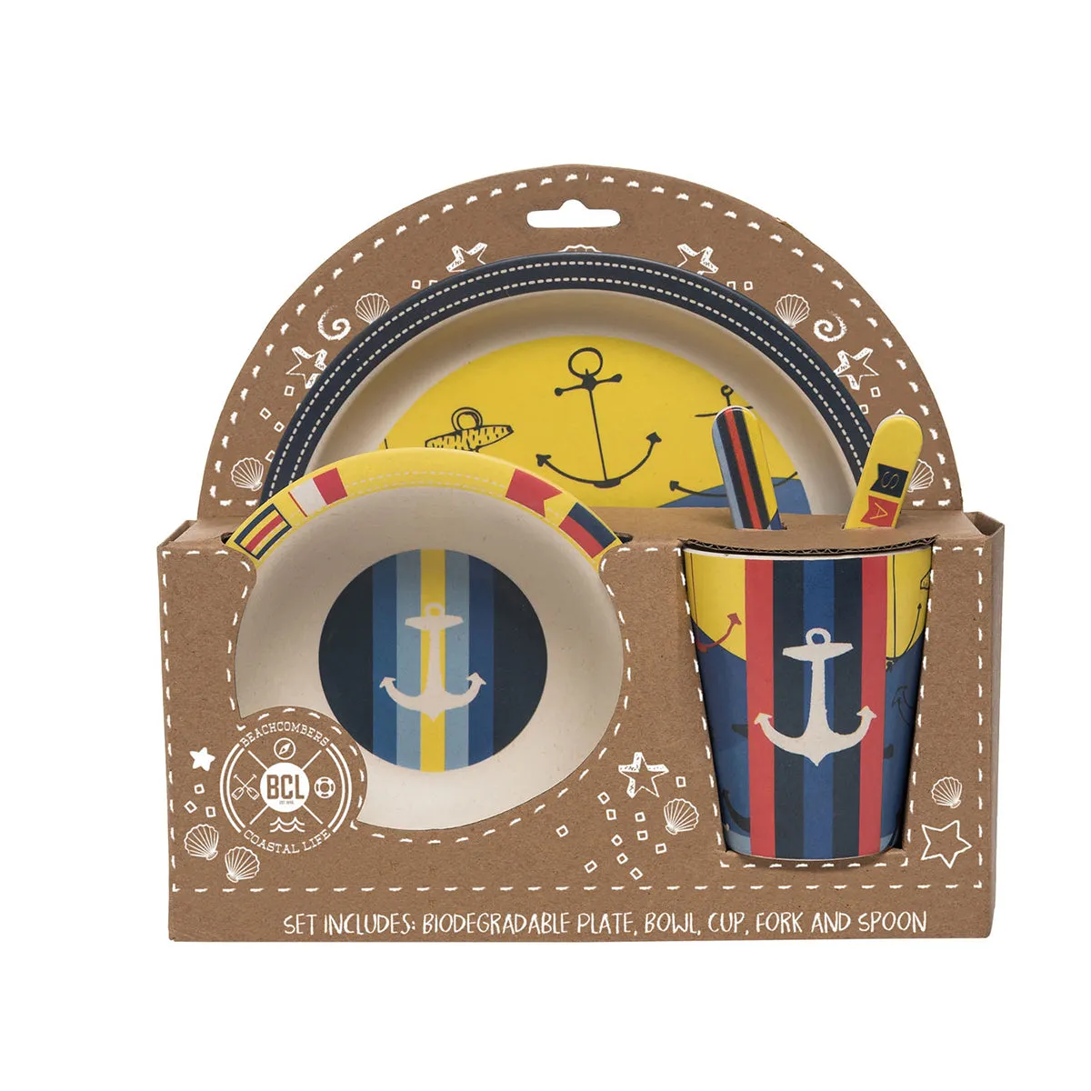 Anchors Away Bamboo Kids Set