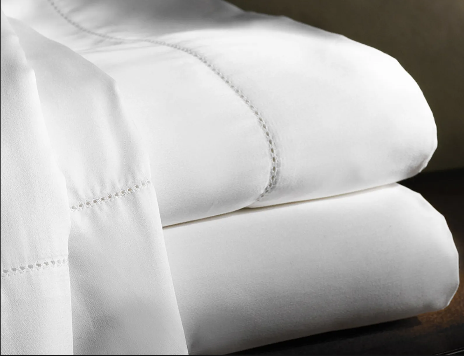 Aspen Hemstitch Queen Sheet Set