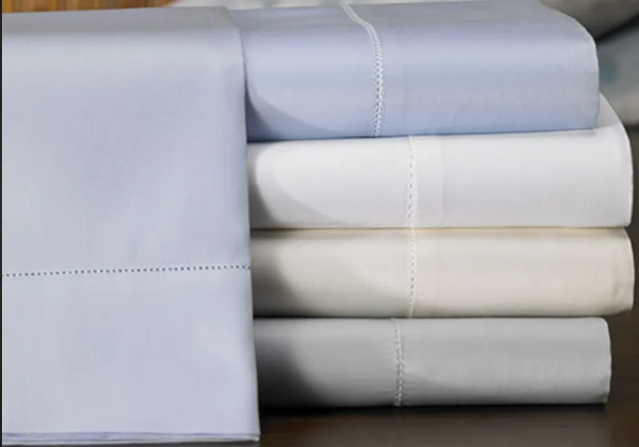 Aspen Hemstitch Queen Sheet Set