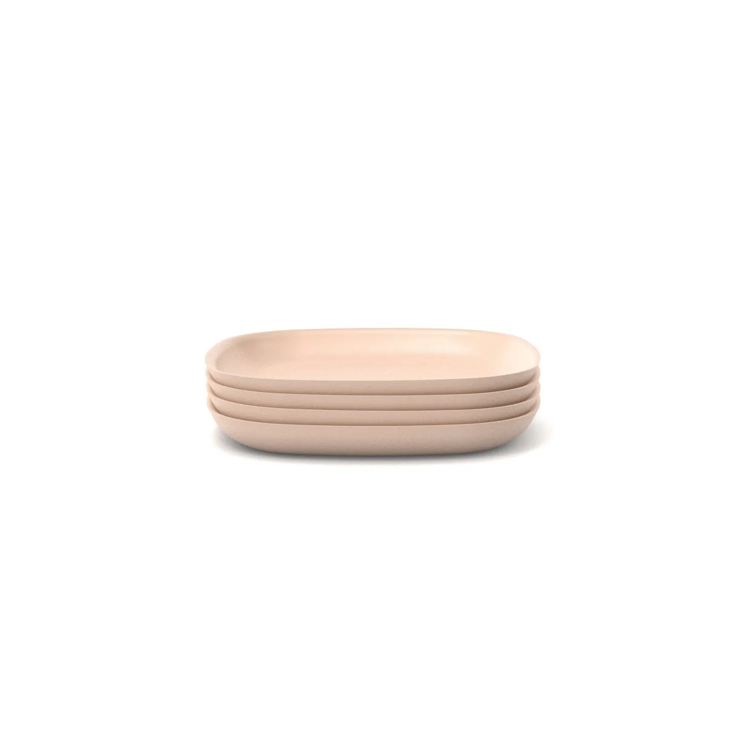 Bamboo Side Plate - 4 Piece Set - Blush