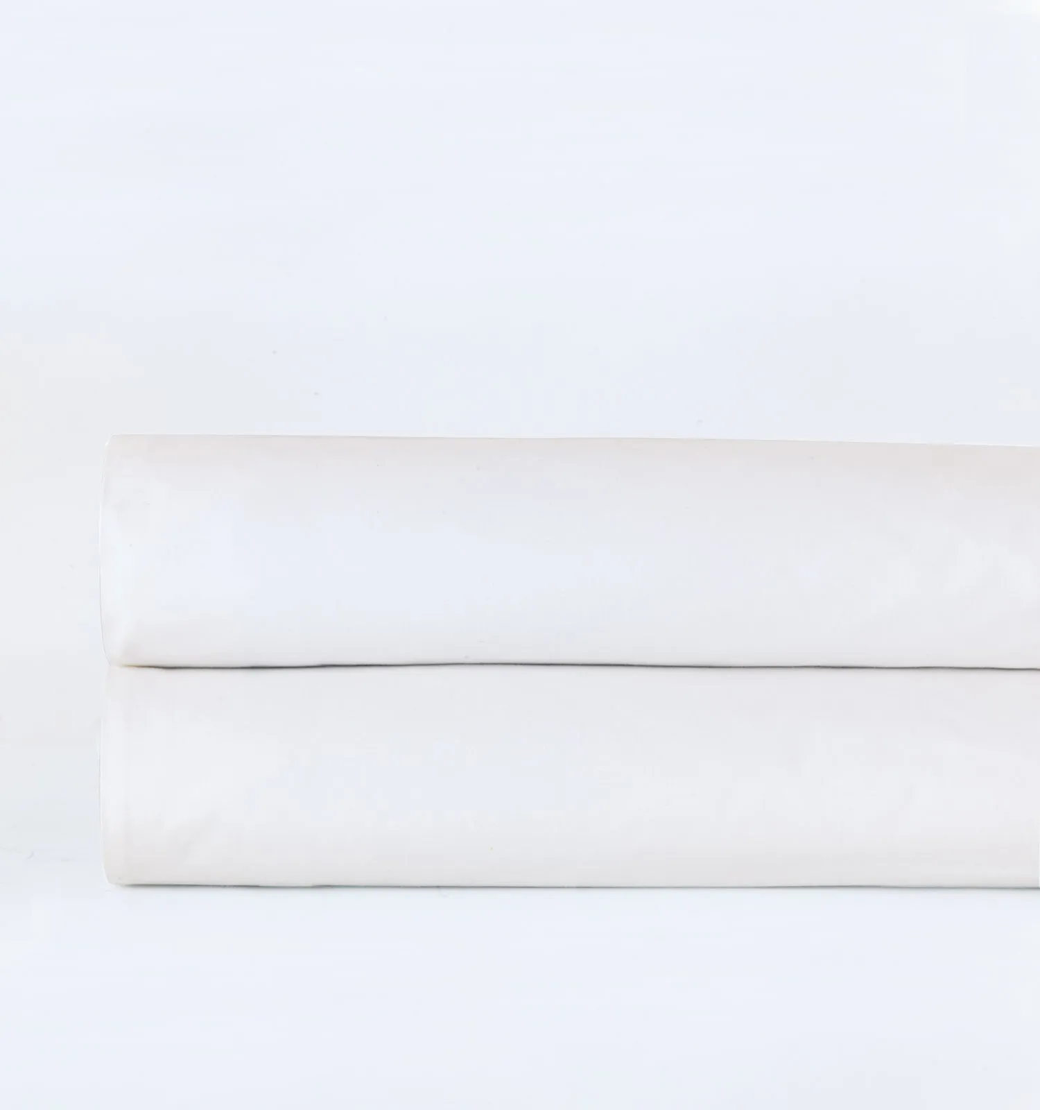 Barbera Solid White Percale Sheet Set