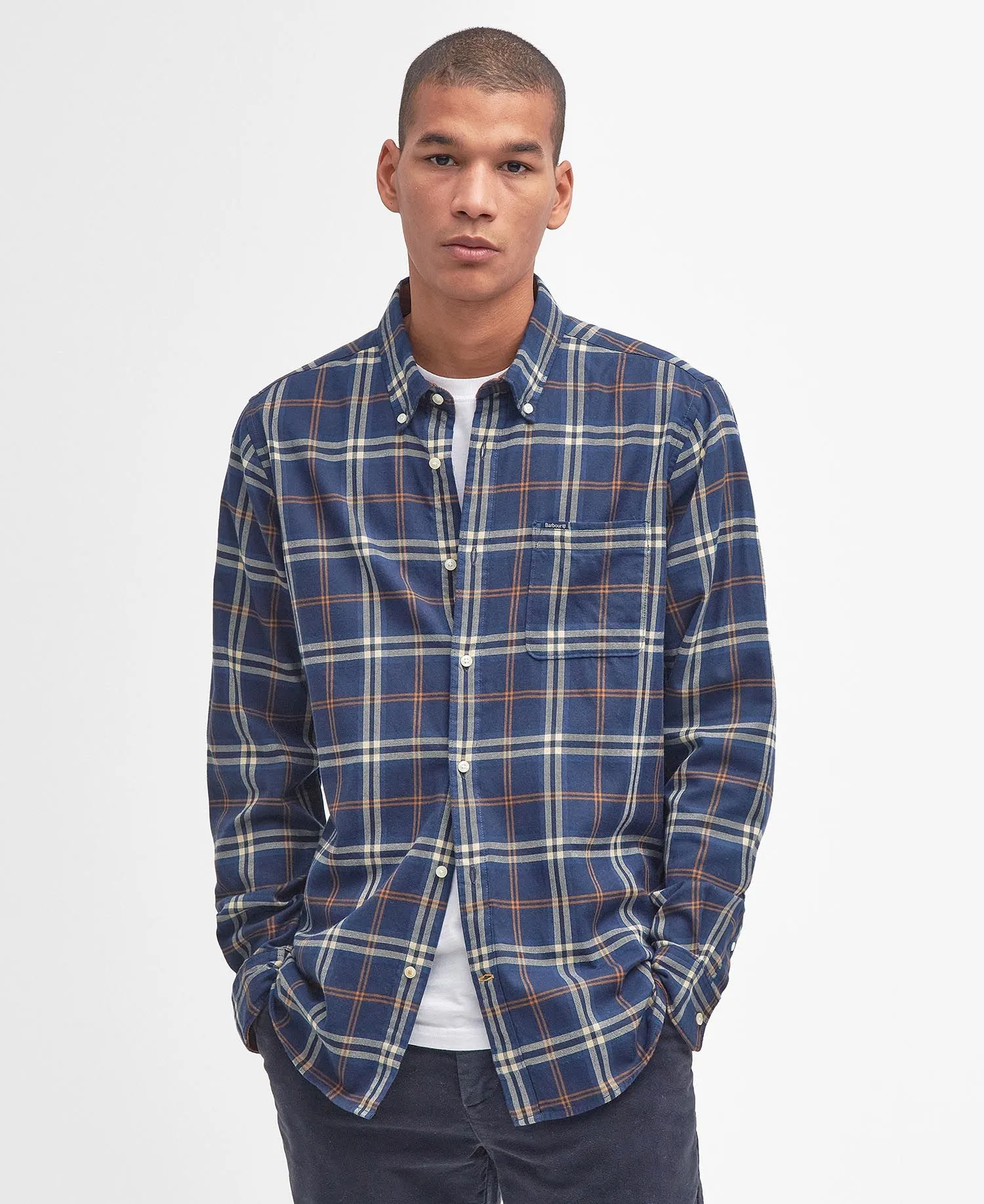 Barbour - Crossfell Tailored Checked Shirt, Blue