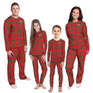 Binning Tartan Pajamas Family Set with Family Crest