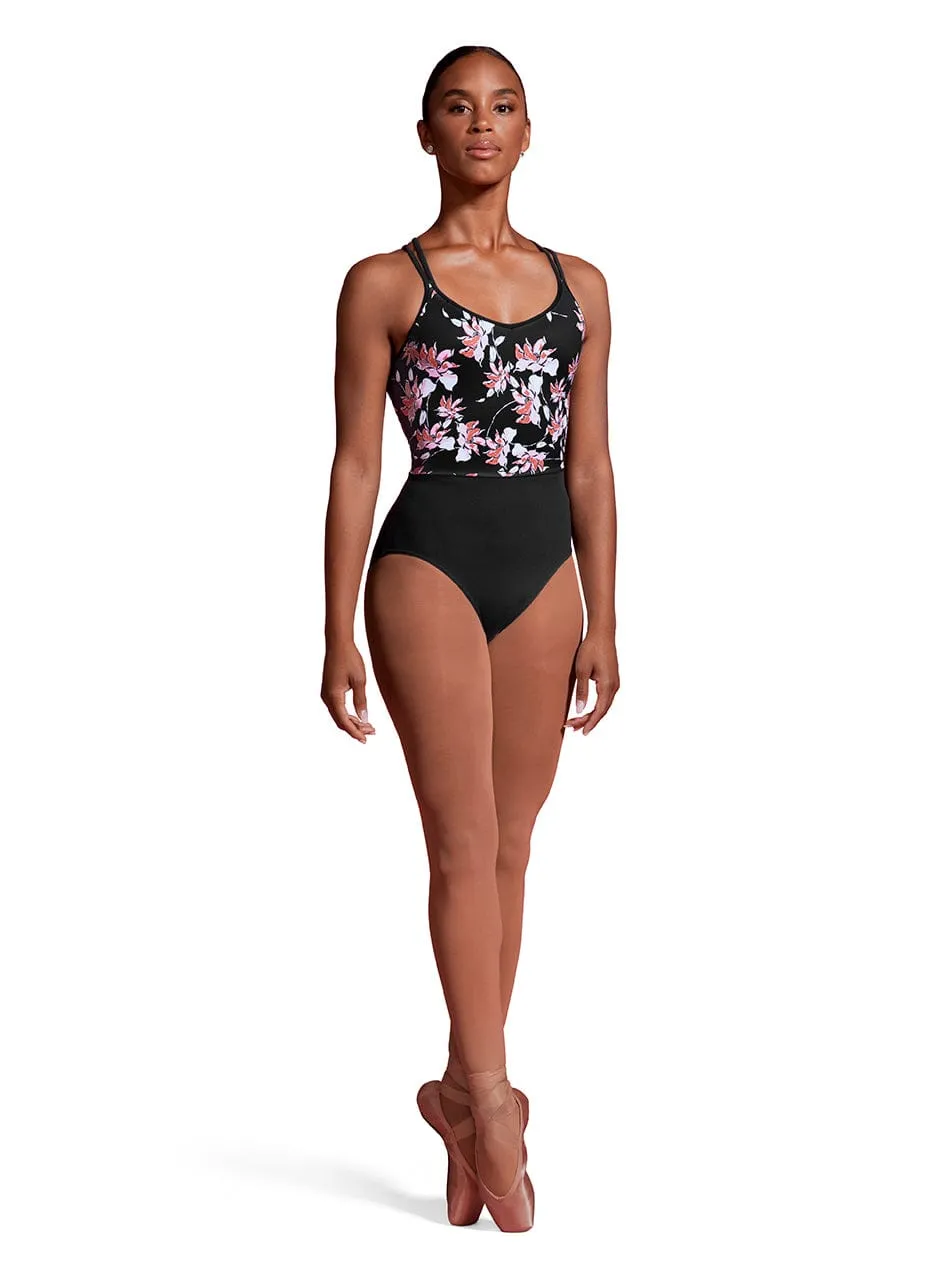 Bloch M2174LM Adult Double Strap Print Camisole Leotard