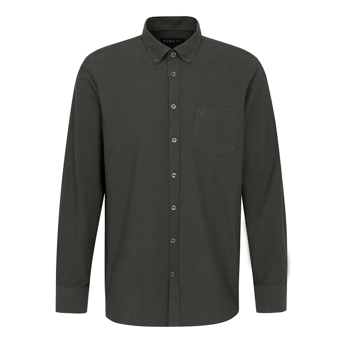 Bugatti - Botton Down Shirt, Dark Green