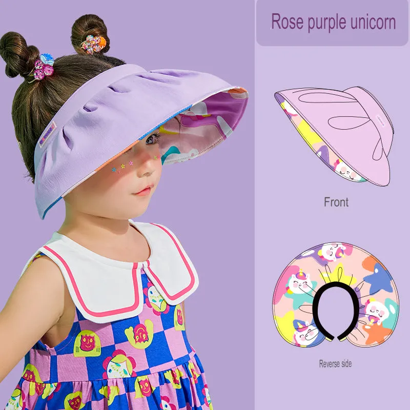 children's sun hat summer hat girls sun protection hat parent-child shell hat children's sun hat