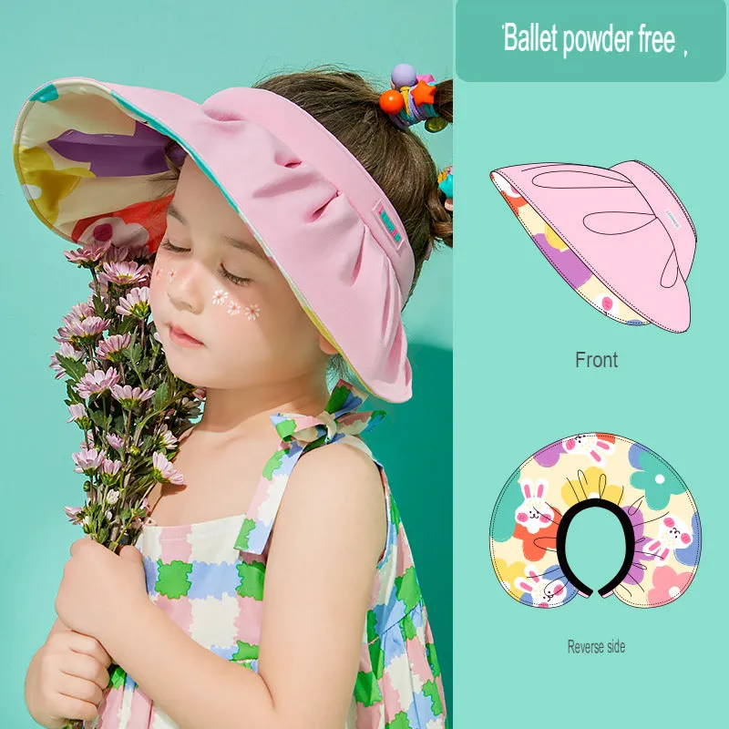 children's sun hat summer hat girls sun protection hat parent-child shell hat children's sun hat