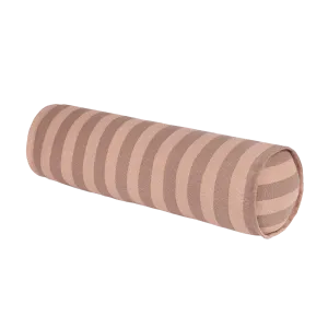 Cylinder Cushion Vibes - Pink Mauve Stripes