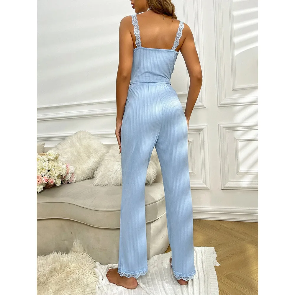 Darling Crop Cami and Pants Pajama Set*