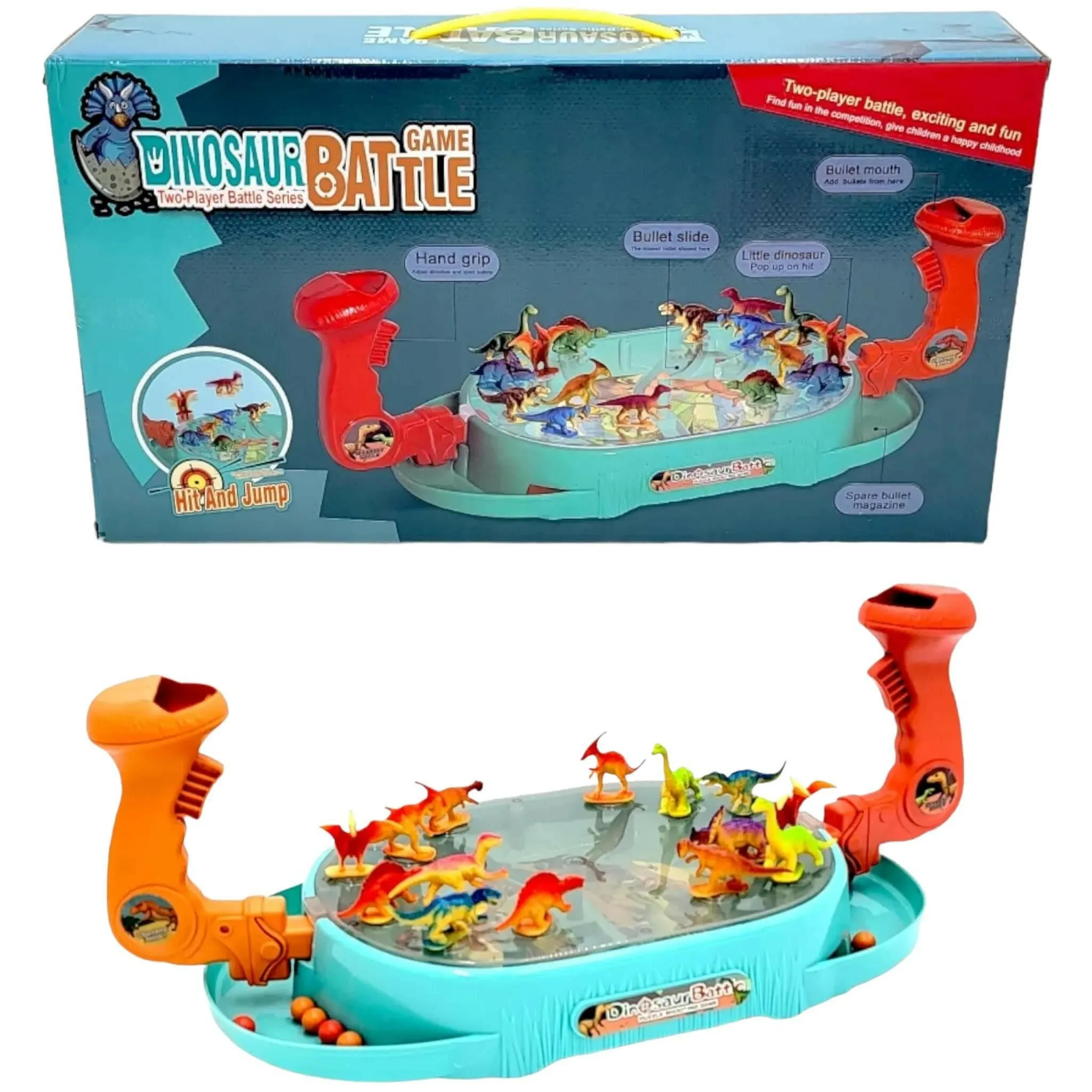 Dinosaur Battle Games Toys Parent Child Double Battle Catapult Ball