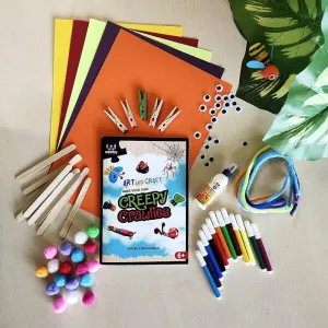 DIY Art and Craft Kit Creepy Crawlies, Drawing, Painting Interesting Fun Activity for Kids