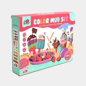 DIY Color Clay Ice Cream Play Set