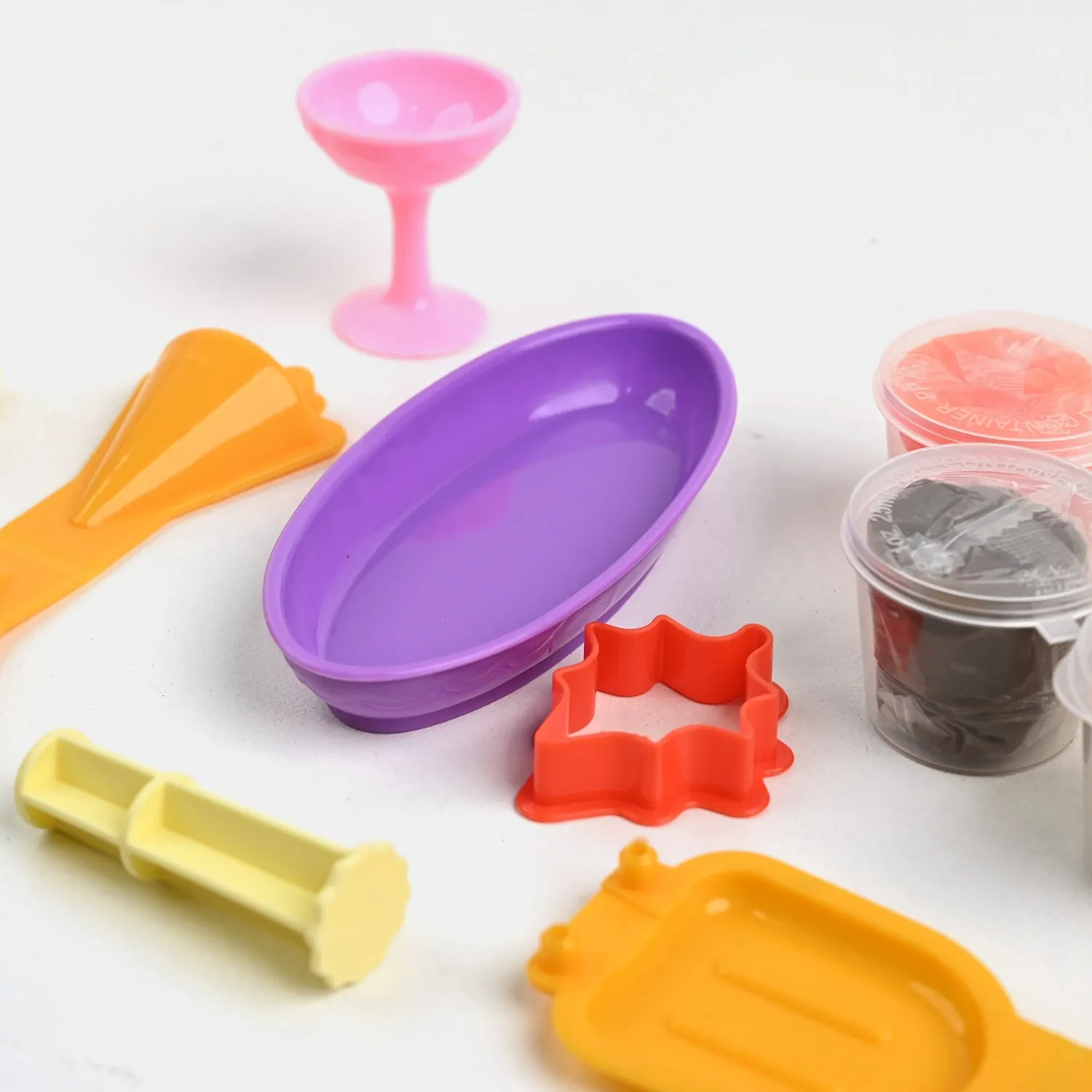 DIY Color Clay Ice Cream Play Set