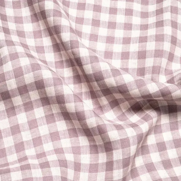 Elderberry Gingham Linen Nightshirt