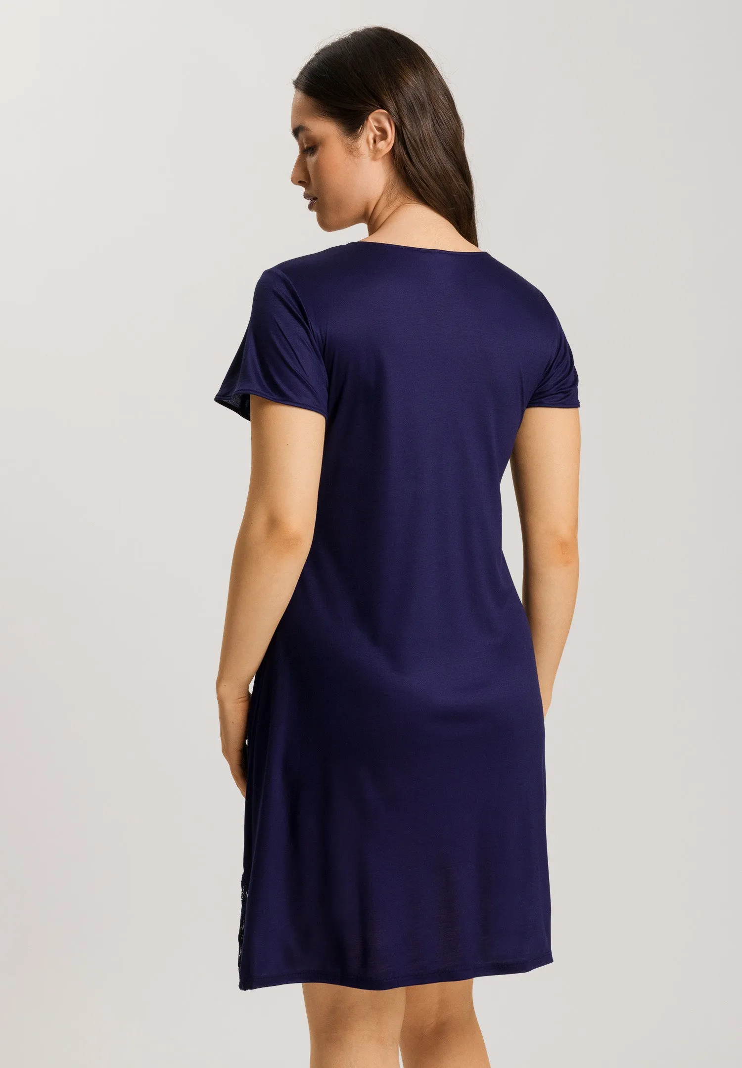 Eva TENCEL™ Lace Accented Nightgown | Evening Blue 74886-2621