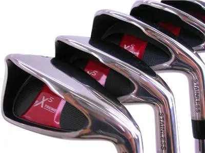 Extreme X5 Wide Sole iBRID Men's Iron Set (4-PW, SW) Right Handed Right Handed Steel Shaft Regular Flex Club