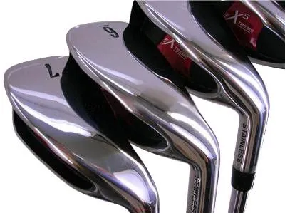 Extreme X5 Wide Sole iBRID Men's Iron Set (4-PW, SW) Right Handed Senior Flex "A" Flex Club