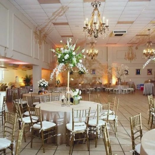 Faux Burlap Rental Table Linen