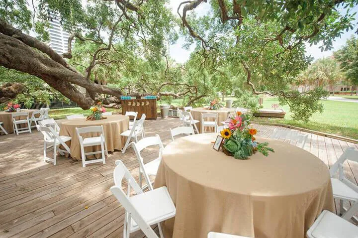 Faux Burlap Rental Table Linen