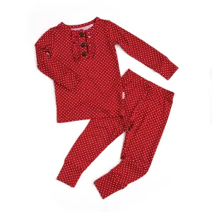 Gigi and Max Ivy Ruffle 2pc Pajama Set