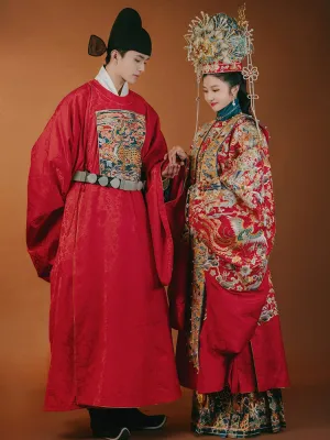 Haishang Yunjing 海上云镜 Royal Ming Men's Wedding Robe Deposit