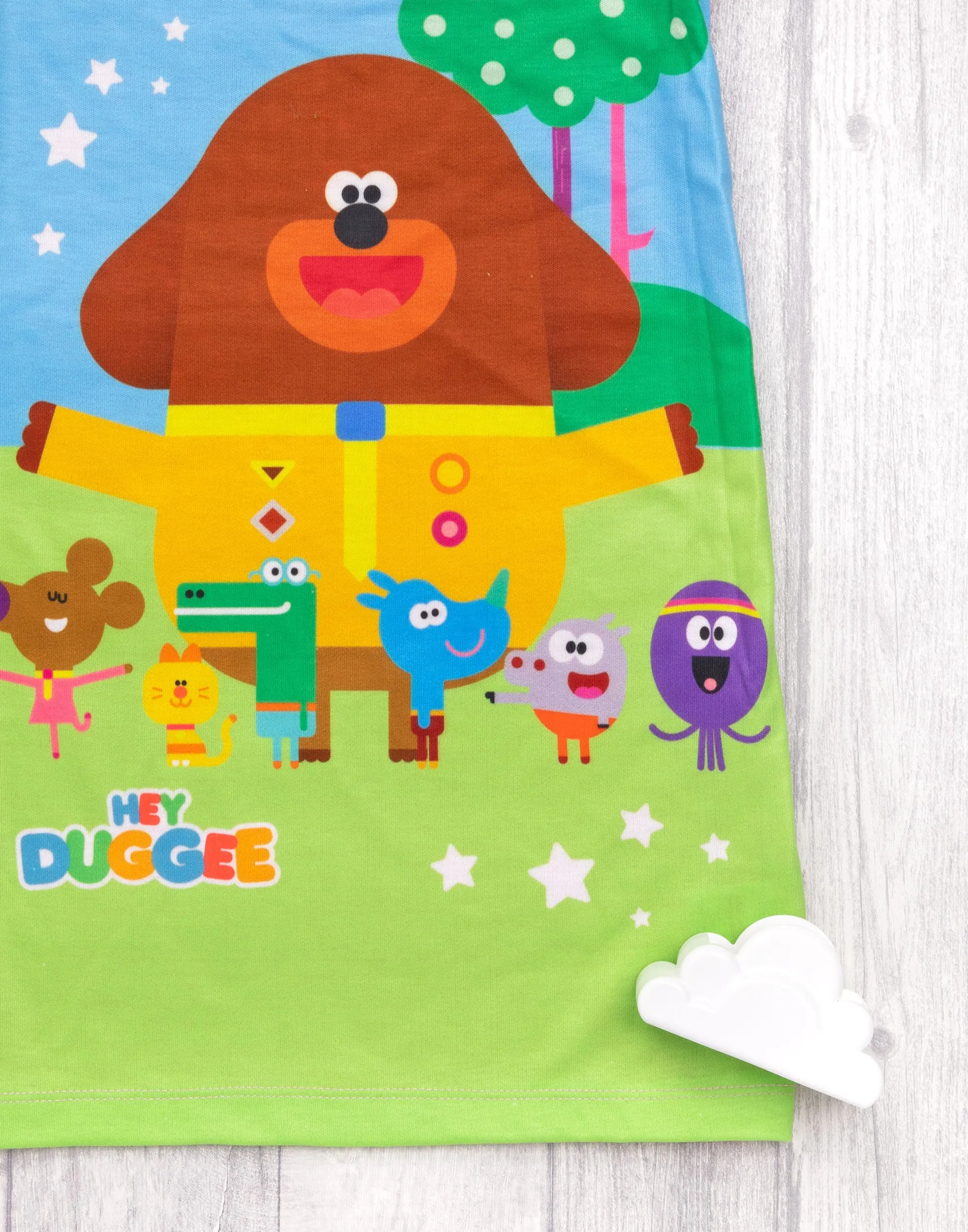 Hey Duggee Squirrel Club Girls Nightdress Frilled Sleeved Nightie