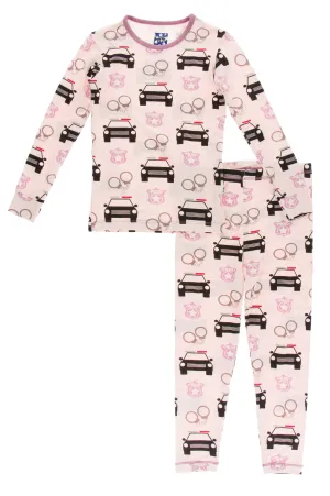 KicKee Pants Macaroon Law Enforcement L/S Pajama Set