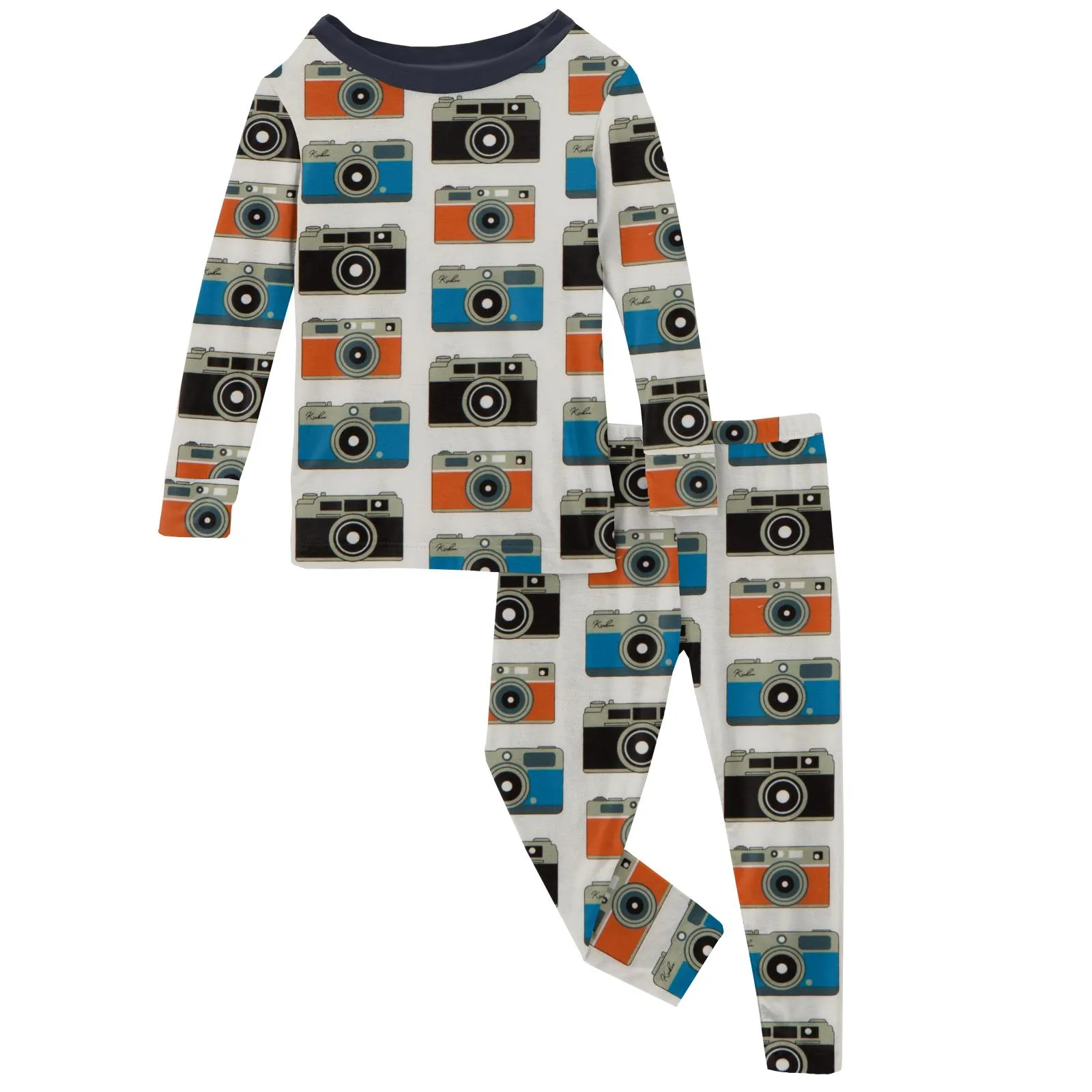 KicKee Pants Mom's Camera L/S Pajama Set