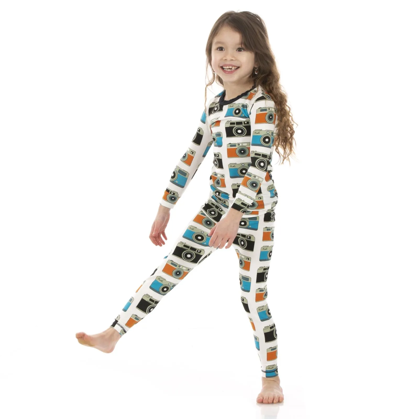 KicKee Pants Mom's Camera L/S Pajama Set