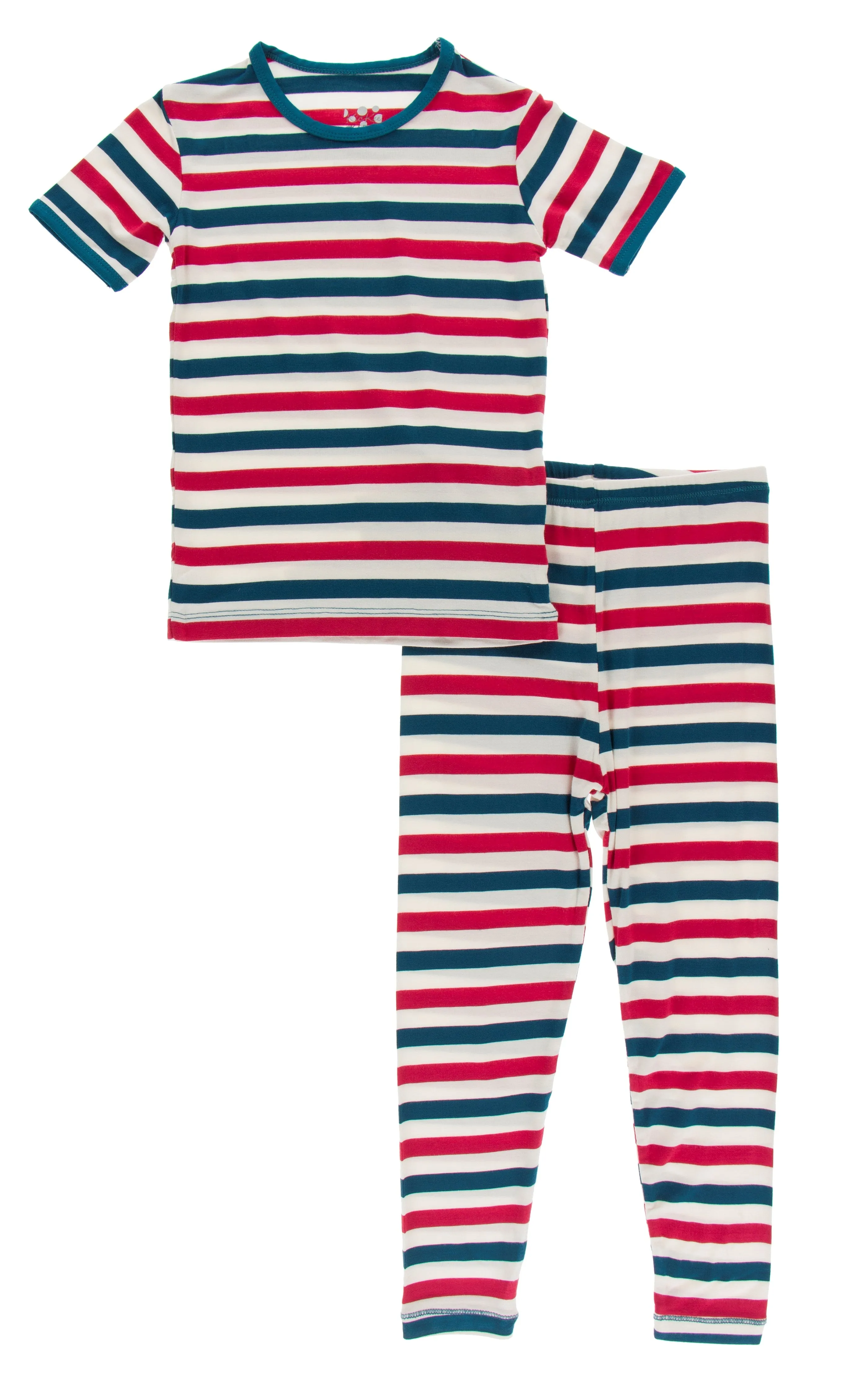 KicKee Pants USA Stripe S/S Pajama Set