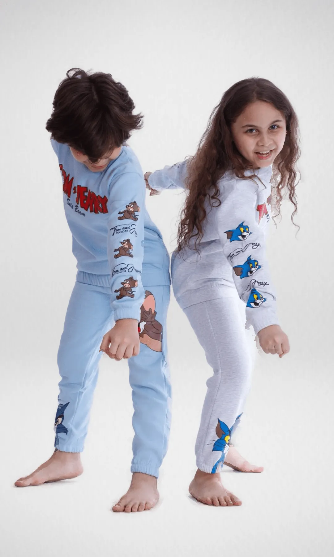 Kids T&J Pajama - Grey