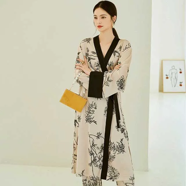 Kimono Pajamas Set