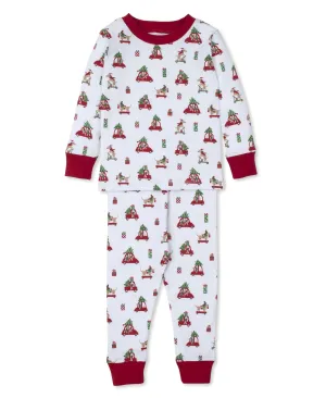 Kissy Kissy PJs Christmas pups Pajama Set Snug PRT KN610554I-K999 5108