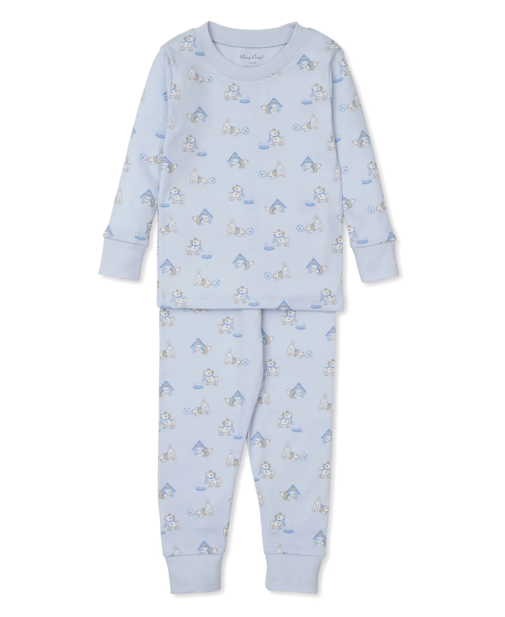 Kissy Kissy Pups In Action Blue Pajama Set Snug PRT KB610809I/KB610809P-K480 5105