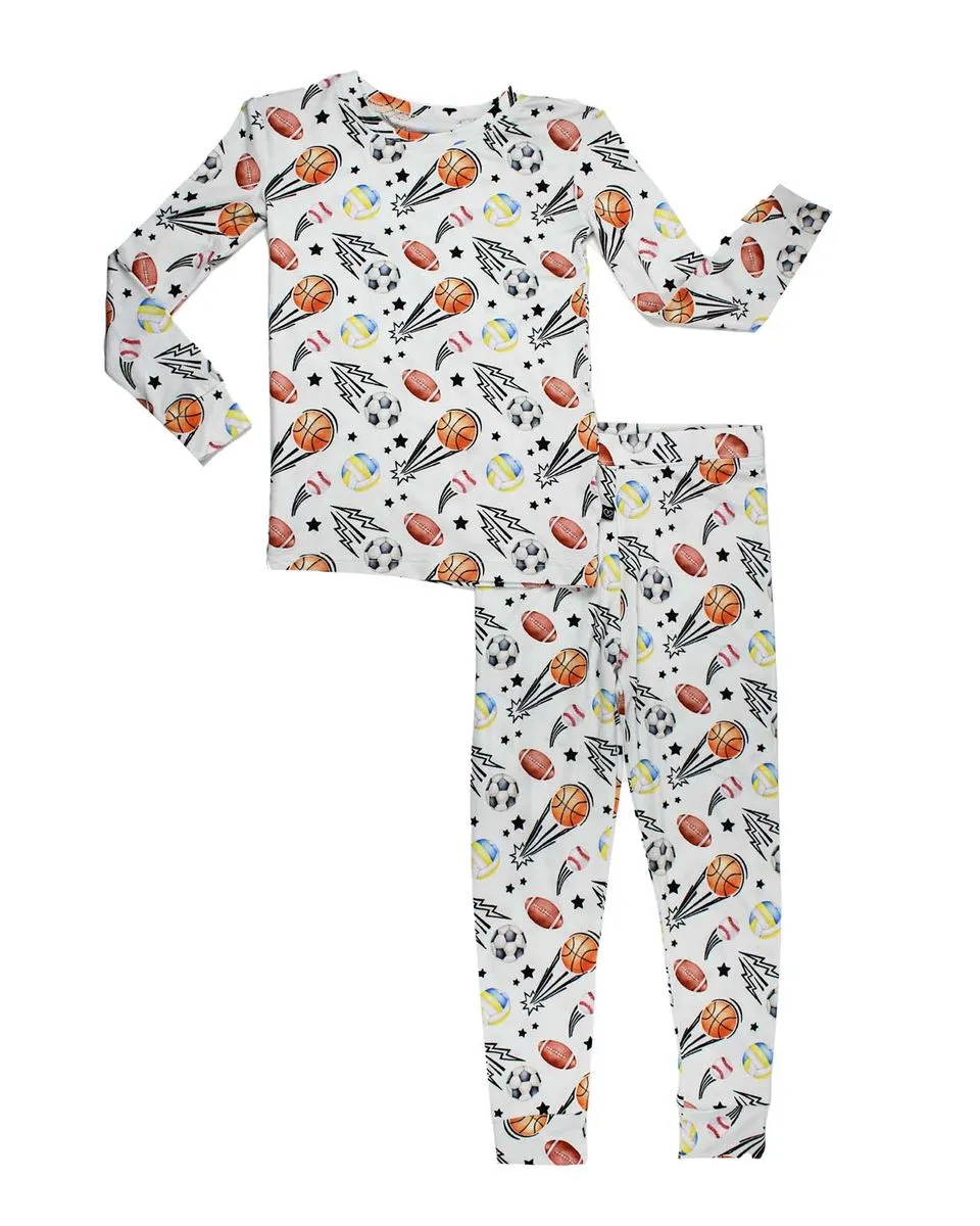 LEV Mike Sports 2 PC Pajama Lounge Set