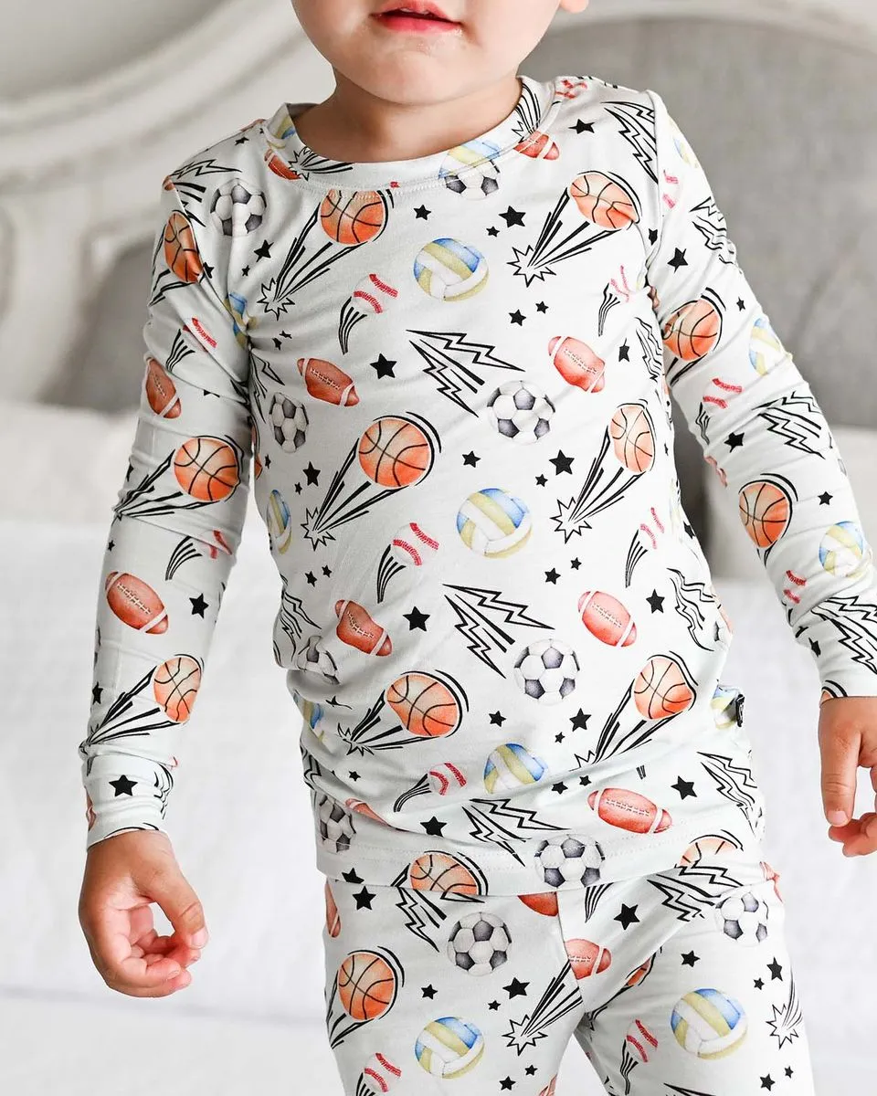 LEV Mike Sports 2 PC Pajama Lounge Set