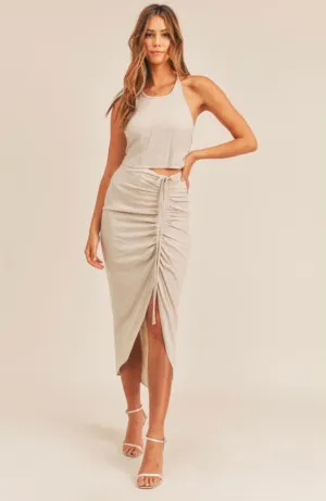 Linen Skirt Set