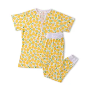 Little Sleepies Lemons Women's 2pc Bamboo S/S Pajama Set