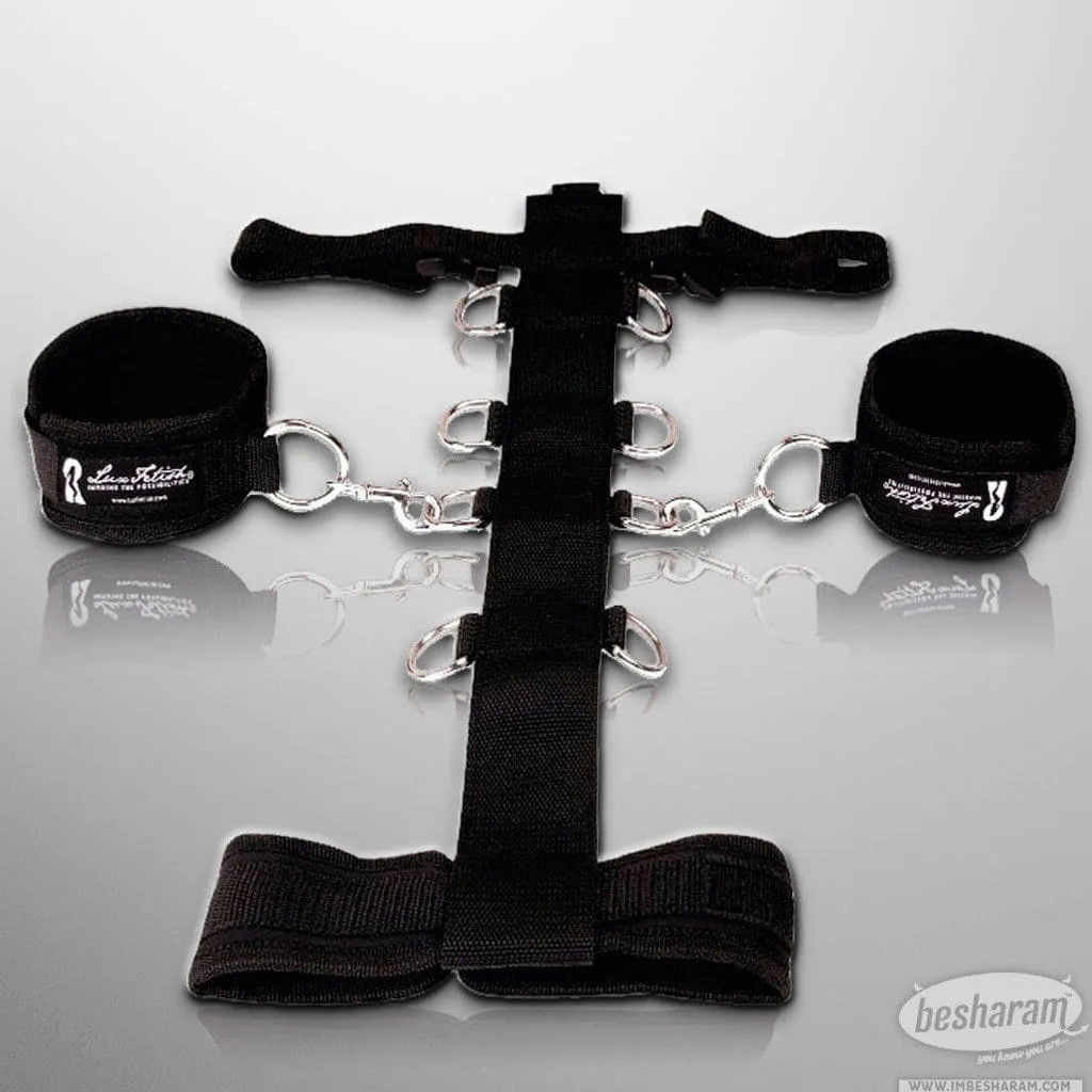 Lux Fetish - 3PC Adjustable Neck & Wristraint Set