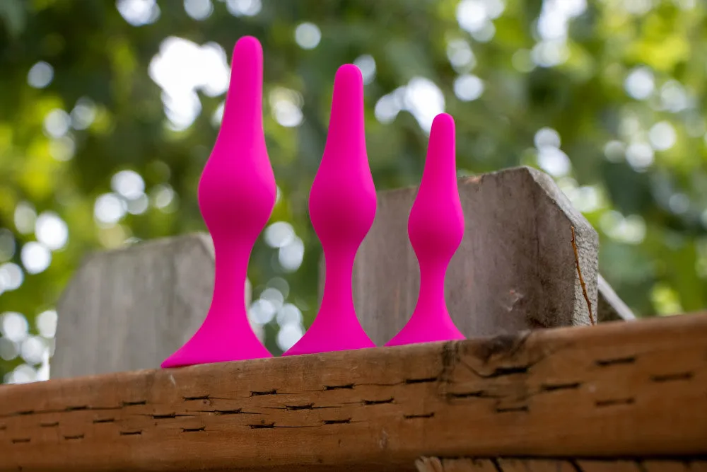 Luxe By Blush® | Beginner Kit Pink Anal Plug With Suction Cup Base