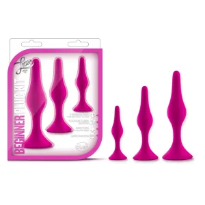 Luxe By Blush® | Beginner Kit Pink Anal Plug With Suction Cup Base