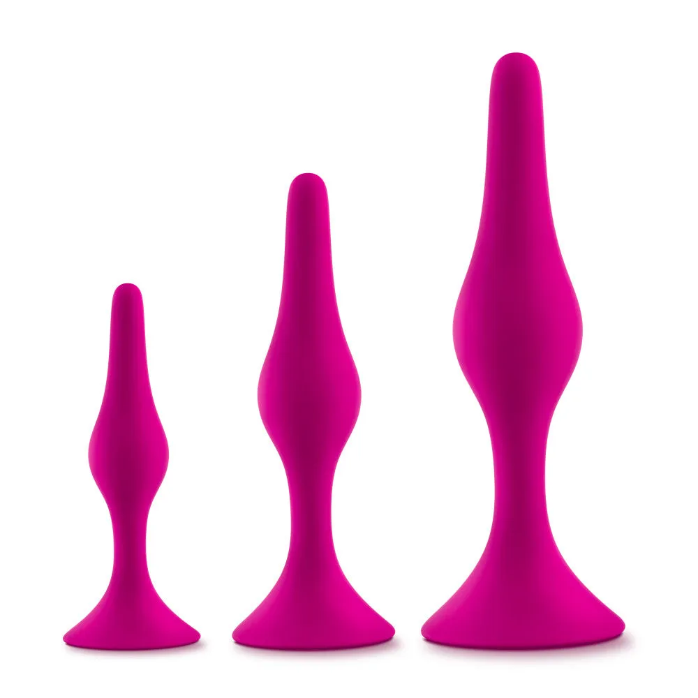 Luxe By Blush® | Beginner Kit Pink Anal Plug With Suction Cup Base