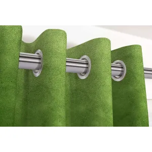 Matt Fern Green Velvet Curtains