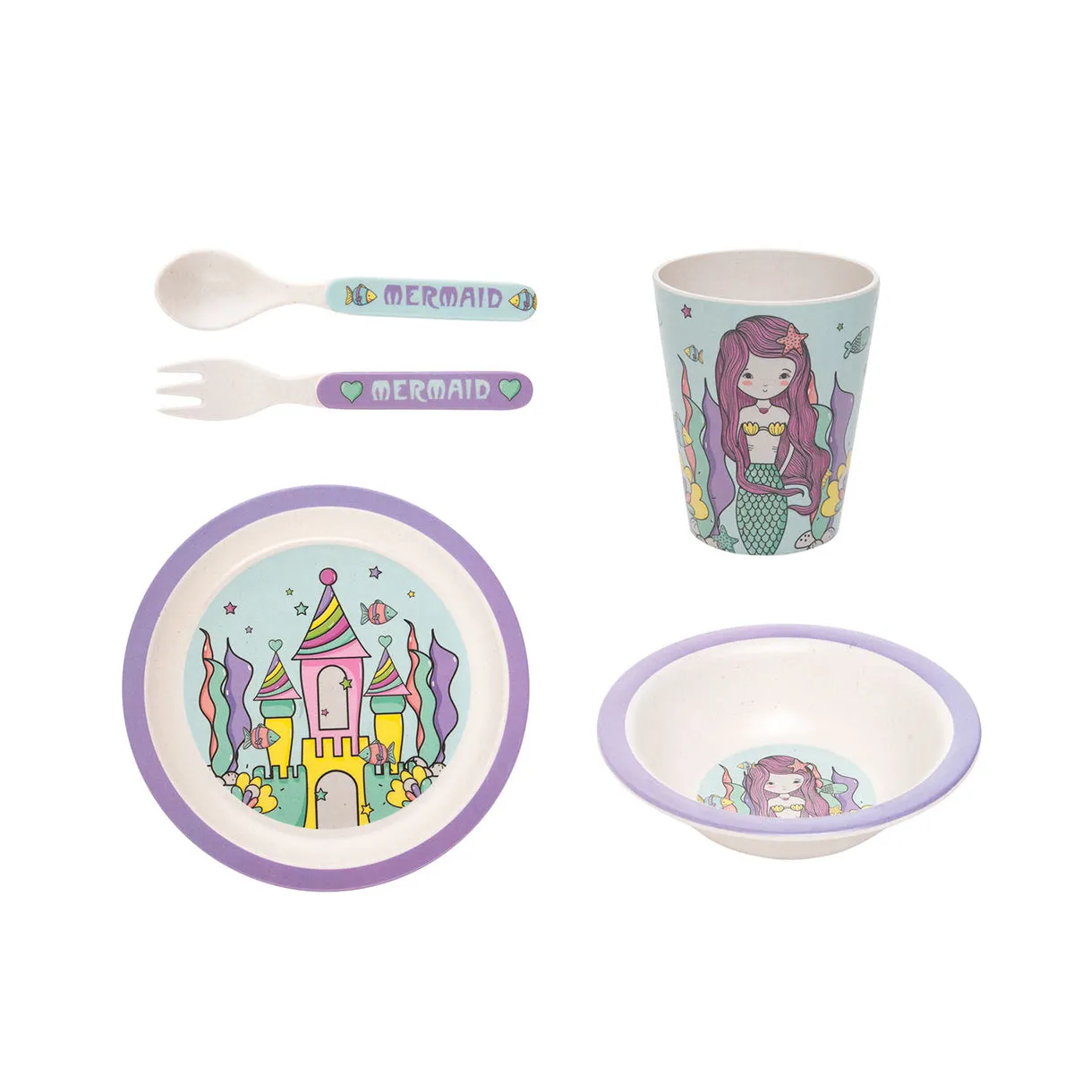 Mermaid Dream Bamboo Kids Set