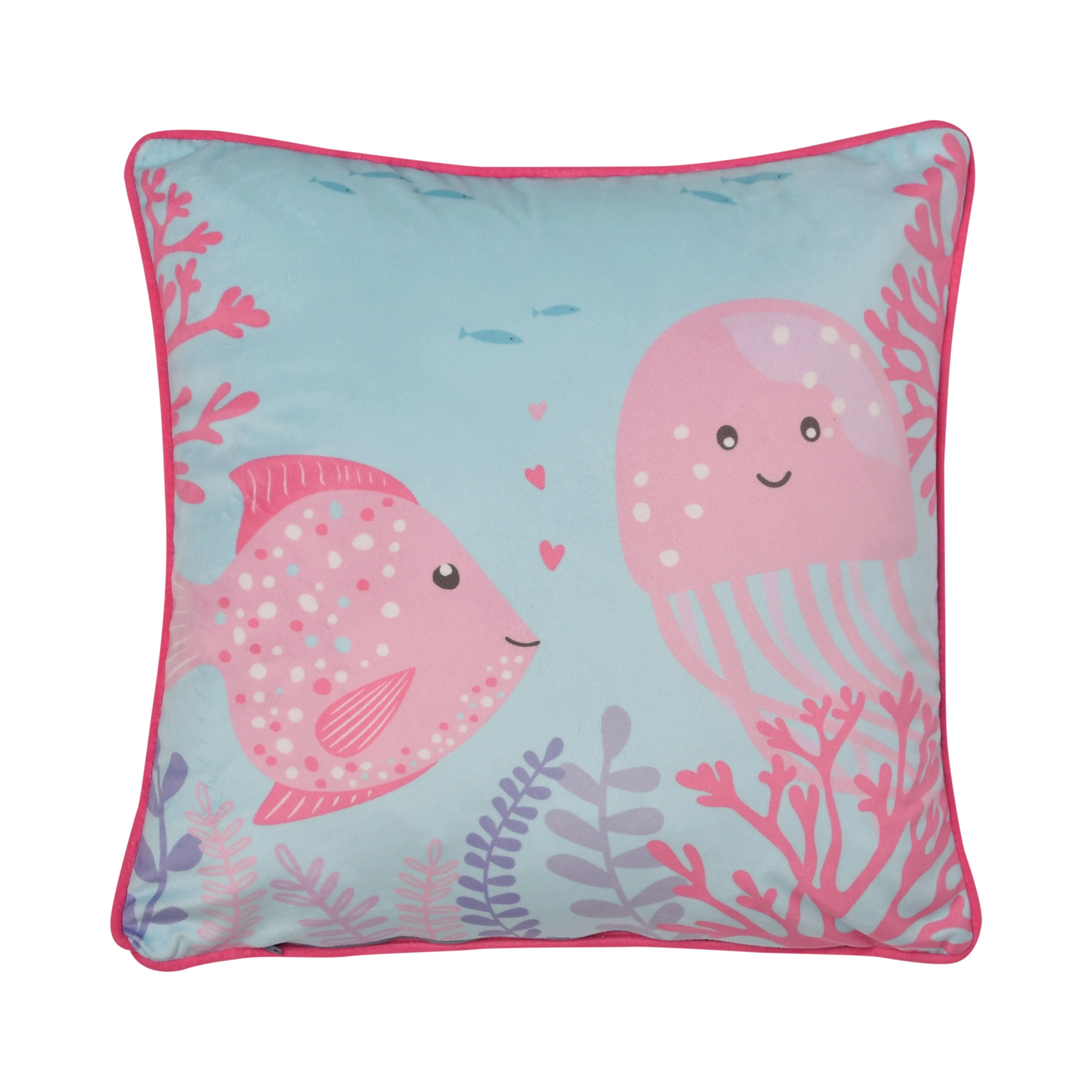 Mermaid Vibes Cushion by Bedlam in Pink 43 x 43cm