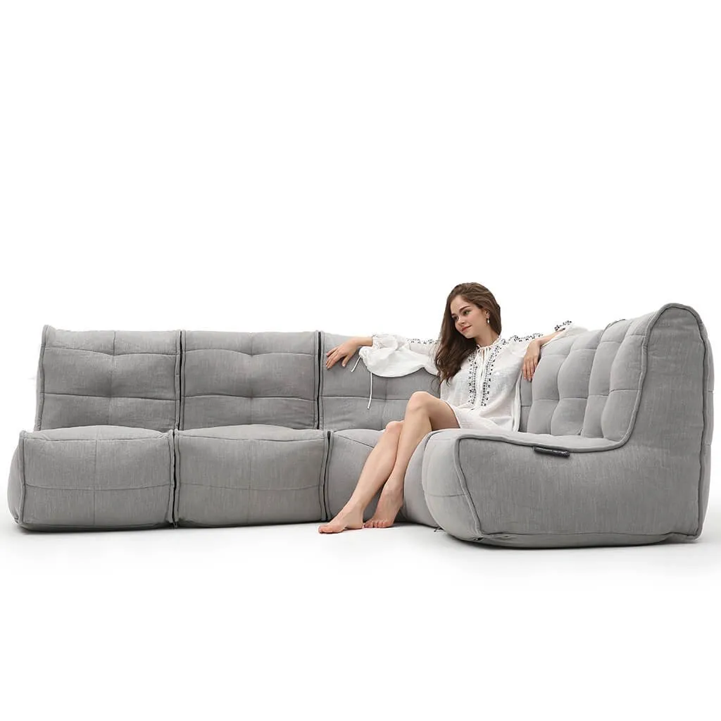 Mod 4 L Sofa - Keystone Grey (with linen)