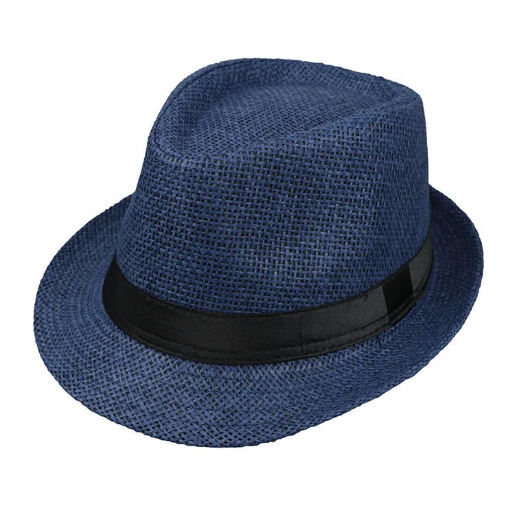 Monofilament Straw Hat Solid Color Parent-child