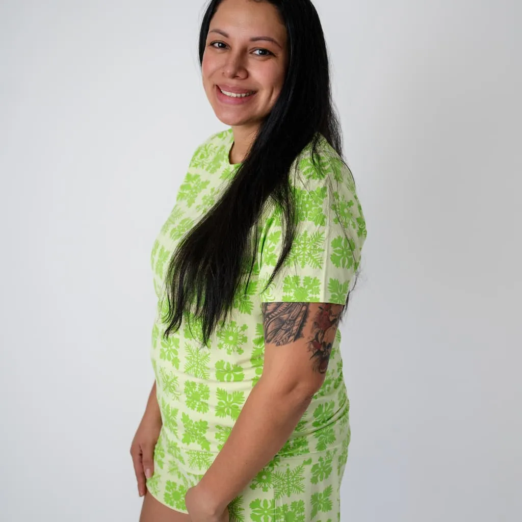 Napuanani in Pakalana Women's Short Bamboo Pajamas