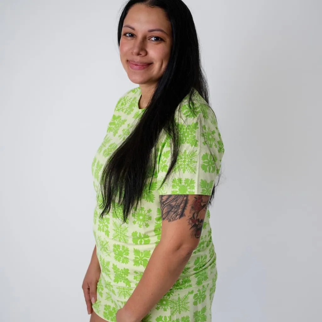 Napuanani in Pakalana Women's Short Bamboo Pajamas