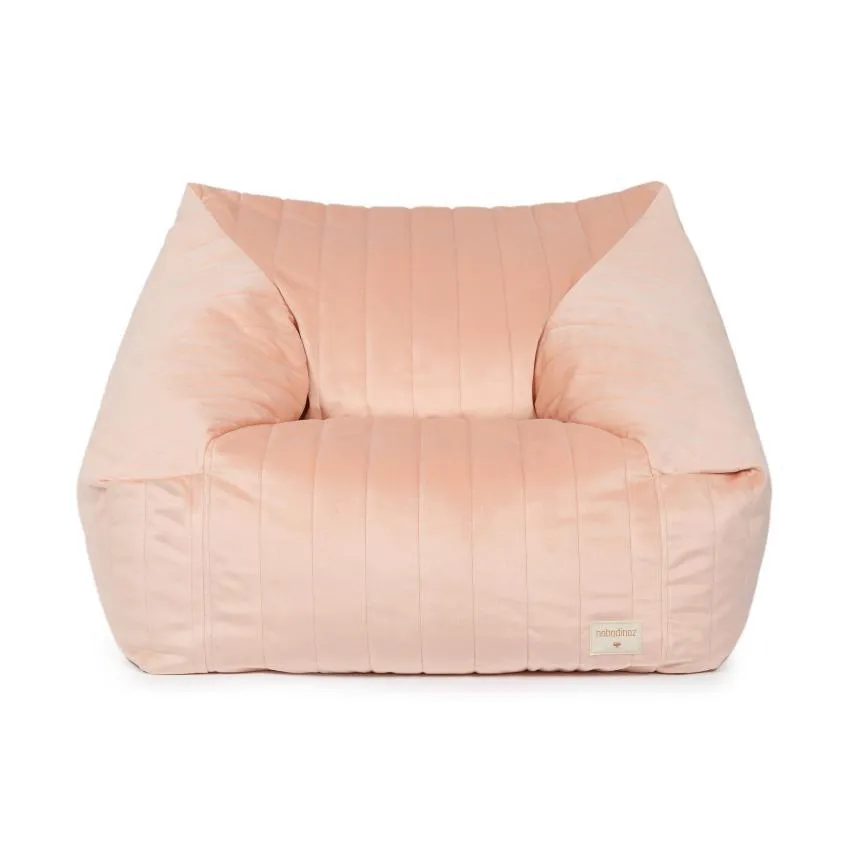 Nobodinoz Chelsea Velvet Beanbag | Bloom Pink